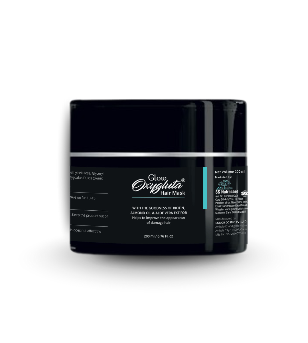 Glow Oxygluta hair mask - Hair reduce hair mask - Best hair fall hair mask