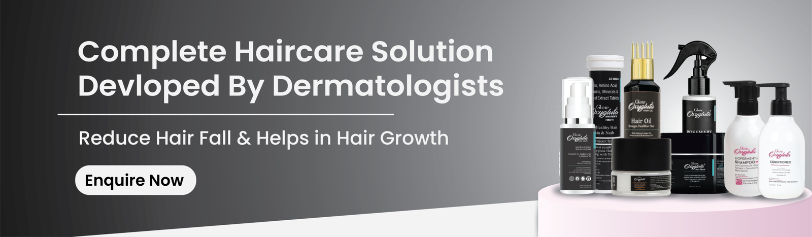 Glow Oxygluta Haircare Range for your hair -Best derma company in india