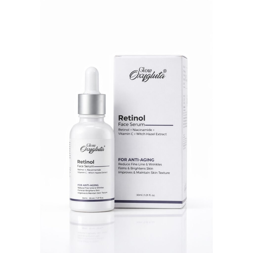 Glow Oxygluta Retinol Face Serum for Fine Lines and Wrinkles